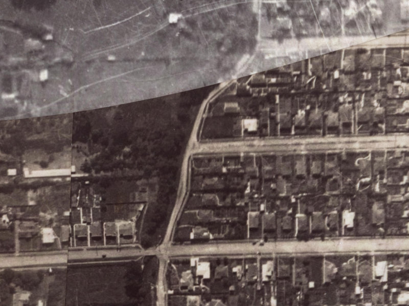 117 Waimea Terrace from the air, 1925-1929