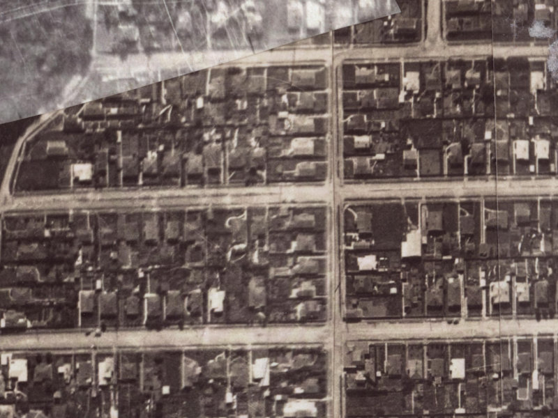 36 Martin Avenue from the air, 1925-1929