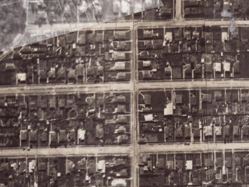 38 Martin Avenue from the air, 1925-1929