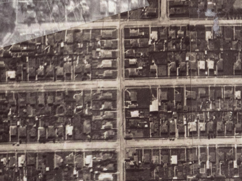 116 Birdwood Avenue from the air, 1925-1929