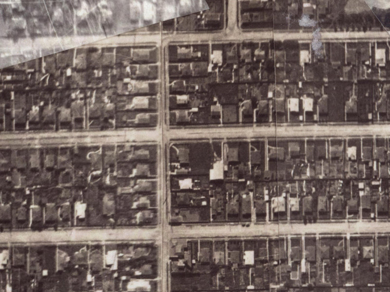 50 Martin Avenue from the air, 1925-1929