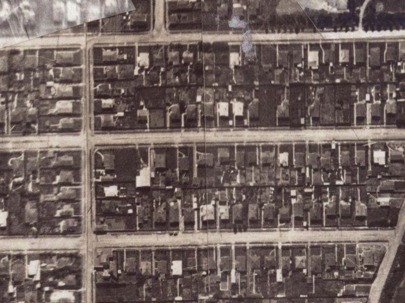 60 Martin Avenue from the air, 1925-1929