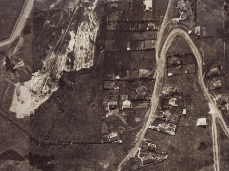 16A Huntsbury Avenue from the air, 1925-1929