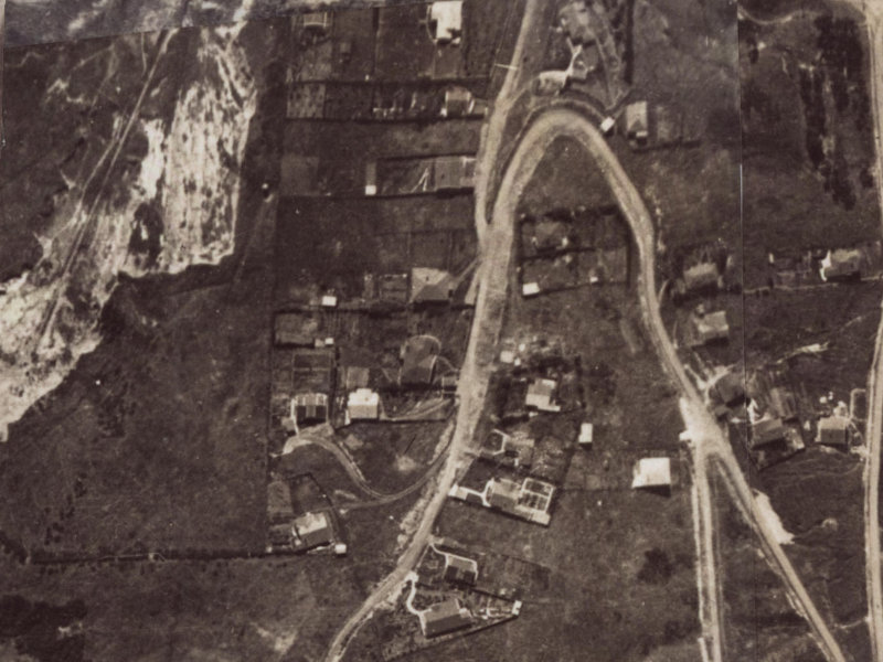 16 Huntsbury Avenue from the air, 1925-1929