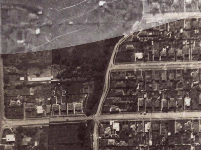 117 Waimea Terrace from the air, 1925-1929