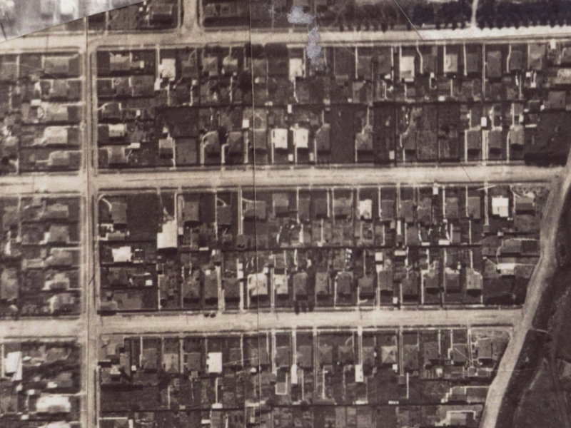 68 Martin Avenue from the air, 1925-1929