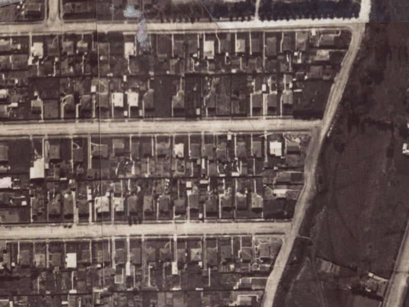 84 Martin Avenue from the air, 1925-1929