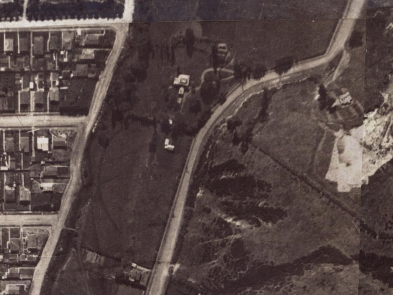129 Centaurus Road from the air, 1925-1929