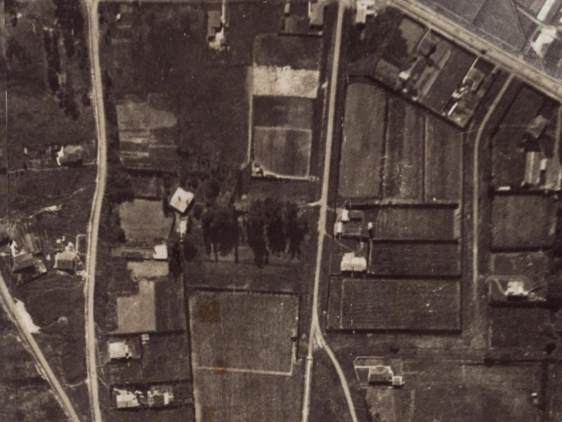 16 Albert Terrace from the air, 1925-1929