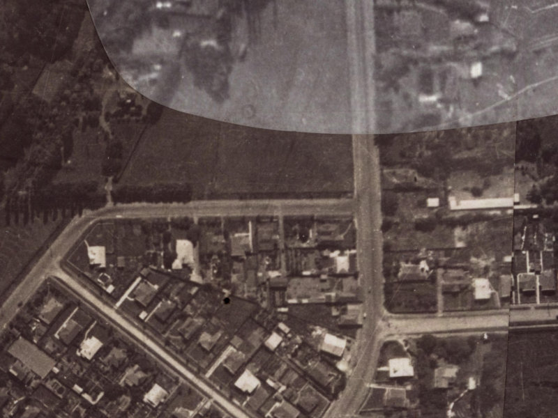 1 Thorrington Lane from the air, 1925-1929