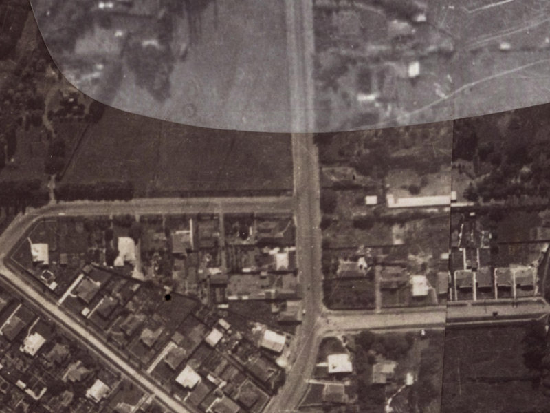 35 Colombo Street from the air, 1925-1929