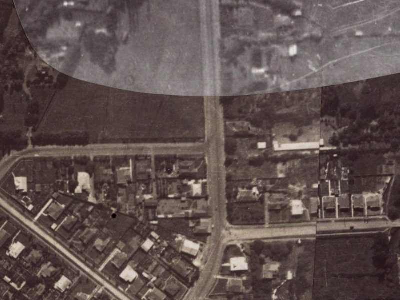 1C Thorrington Road from the air, 1925-1929