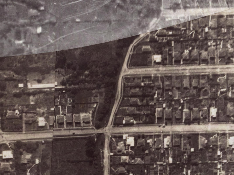 119 Waimea Terrace from the air, 1925-1929