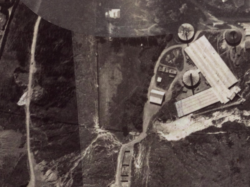 24 Alderson Avenue from the air, 1925-1929