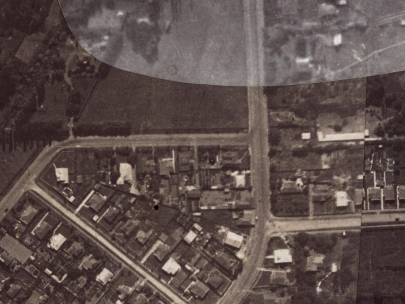1A Thorrington Road from the air, 1925-1929