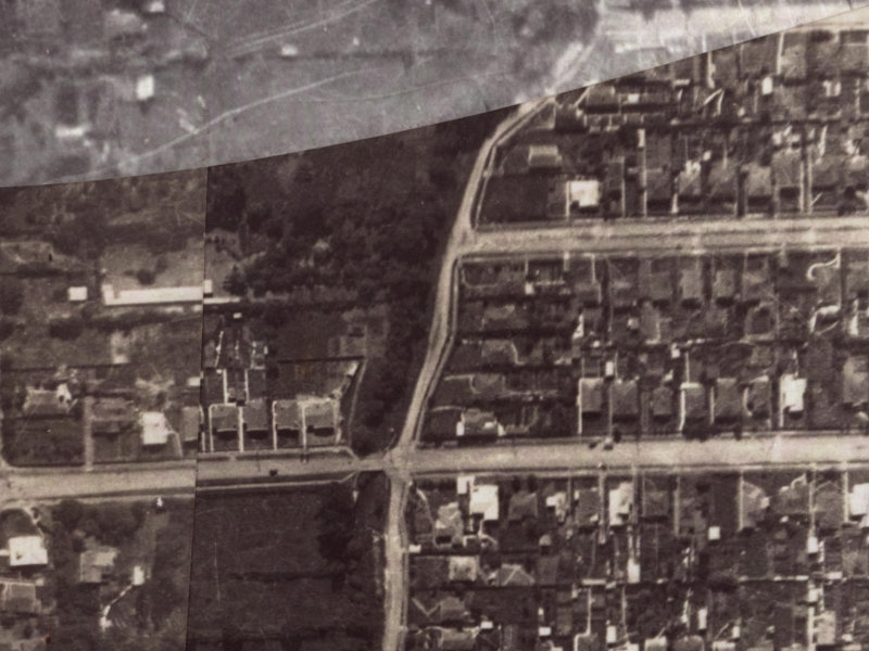 123 Waimea Terrace from the air, 1925-1929