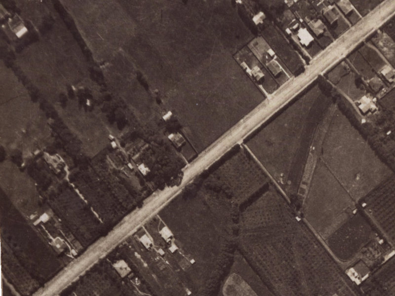 121 Rose Street from the air, 1925-1929