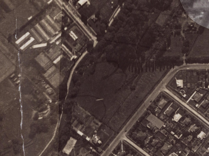 30A Thorrington Road from the air, 1925-1929