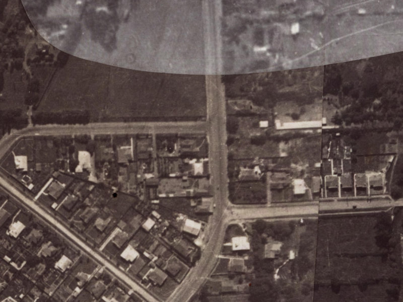 31B Colombo Street from the air, 1925-1929