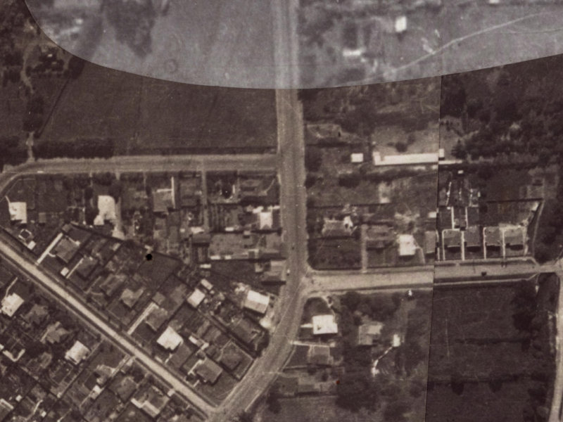 31 Colombo Street from the air, 1925-1929