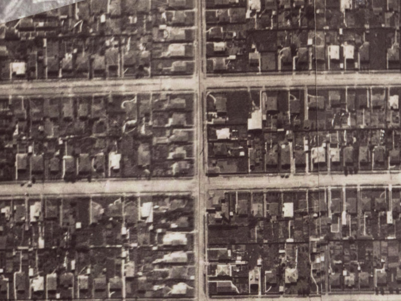 112 Birdwood Avenue from the air, 1925-1929