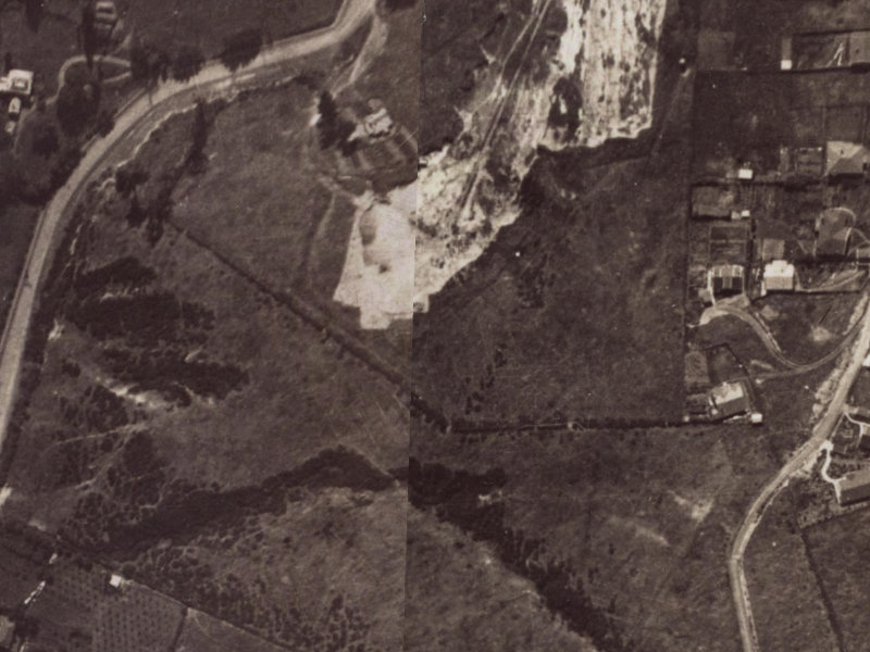 10 Conifer Place from the air, 1925-1929