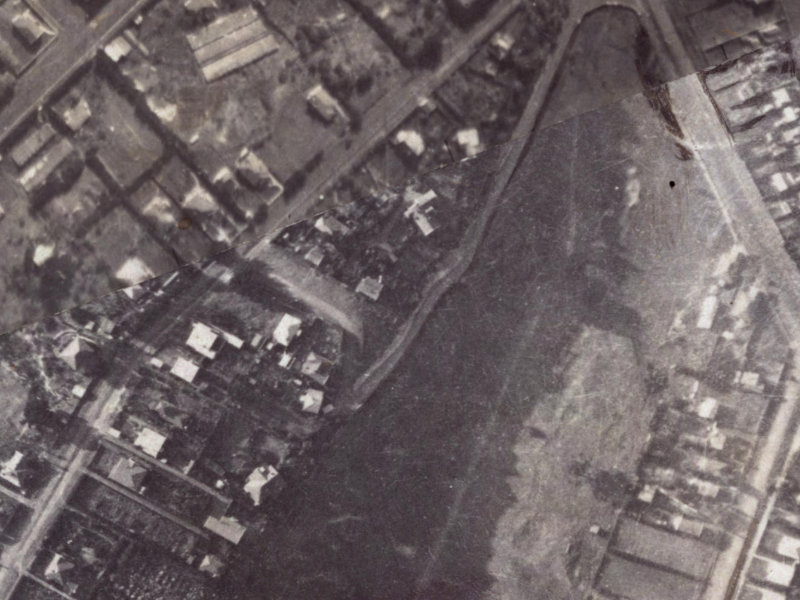 Cave Terrace from the air, 1925-1929