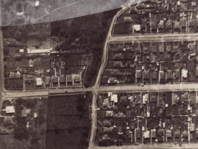 125 Waimea Terrace from the air, 1925-1929
