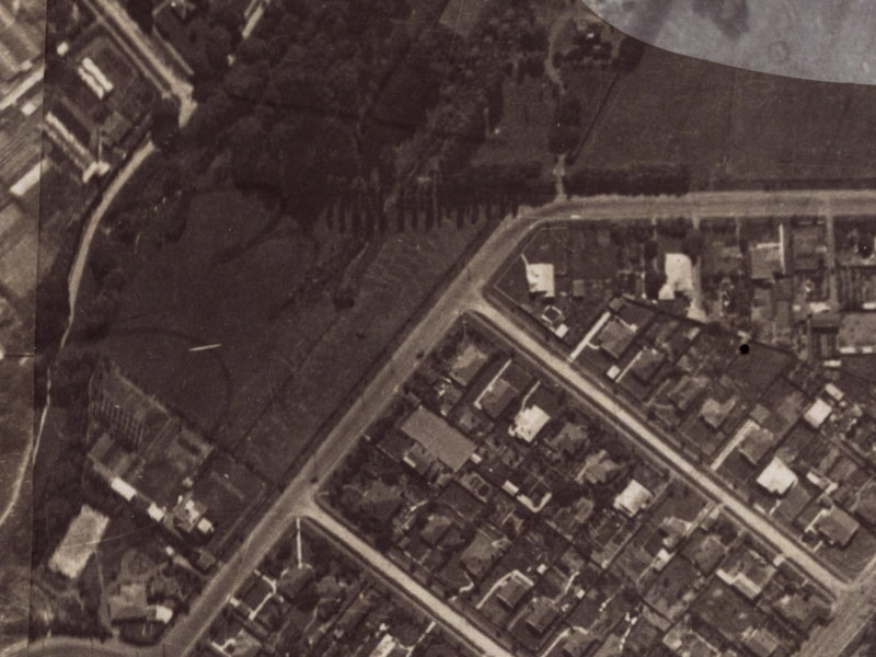 Thorrington Road from the air, 1925-1929
