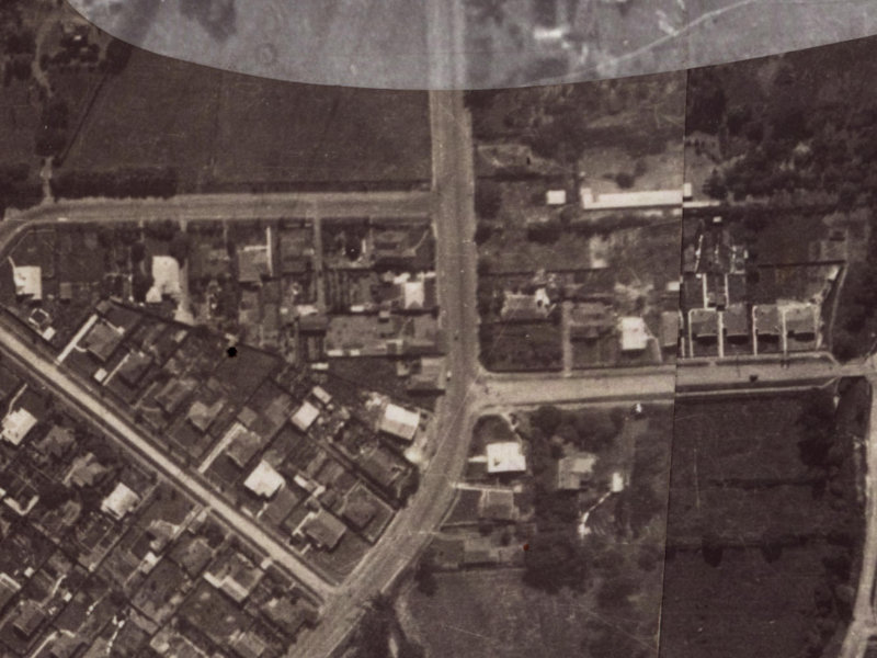 29a Colombo Street from the air, 1925-1929