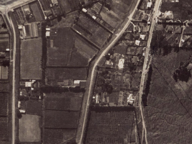 15-17 Vernon Terrace from the air, 1925-1929