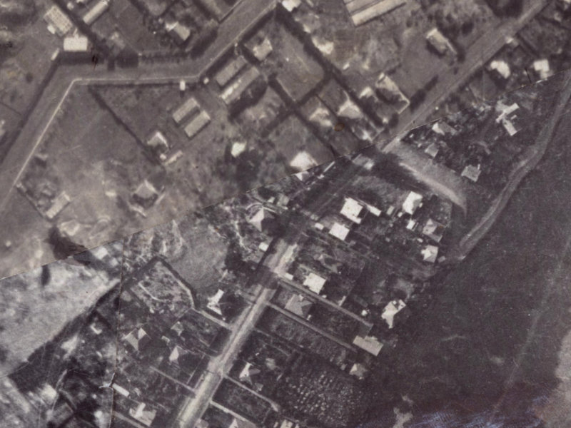 50 Moncks Spur Road from the air, 1925-1929