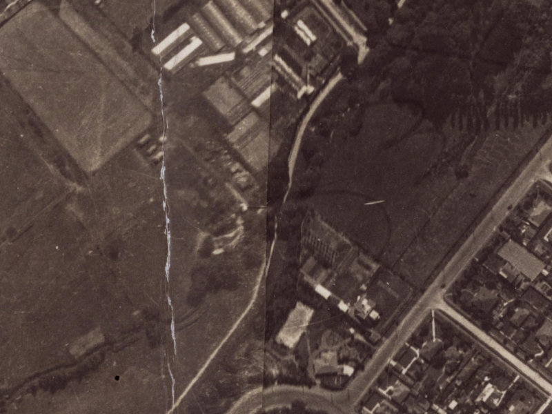 38A Thorrington Road from the air, 1925-1929