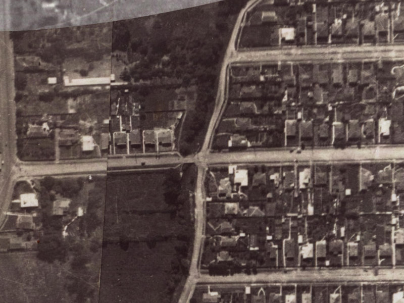 131 Waimea Terrace from the air, 1925-1929