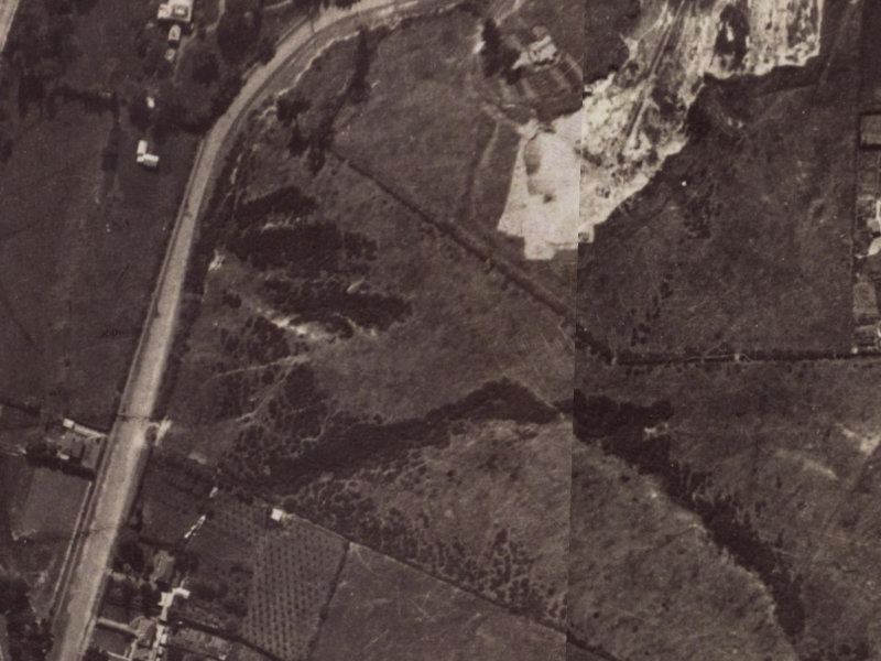 47 Parklands Drive from the air, 1925-1929
