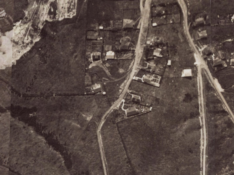 22 Huntsbury Avenue from the air, 1925-1929