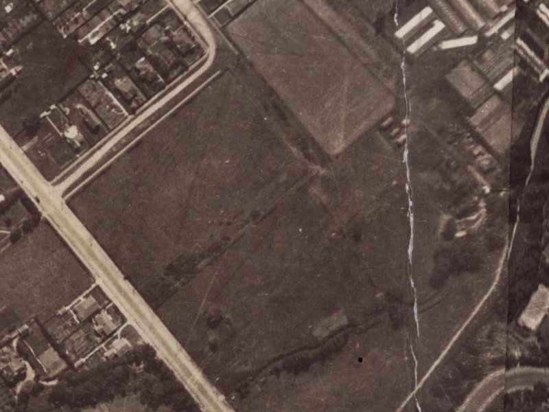 16 Darley Street from the air, 1925-1929