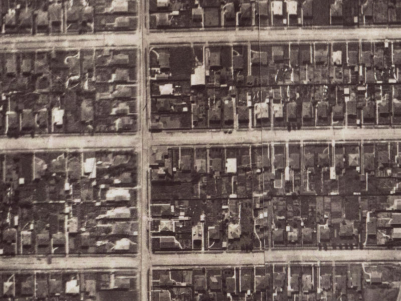 84 Malcolm Avenue from the air, 1925-1929