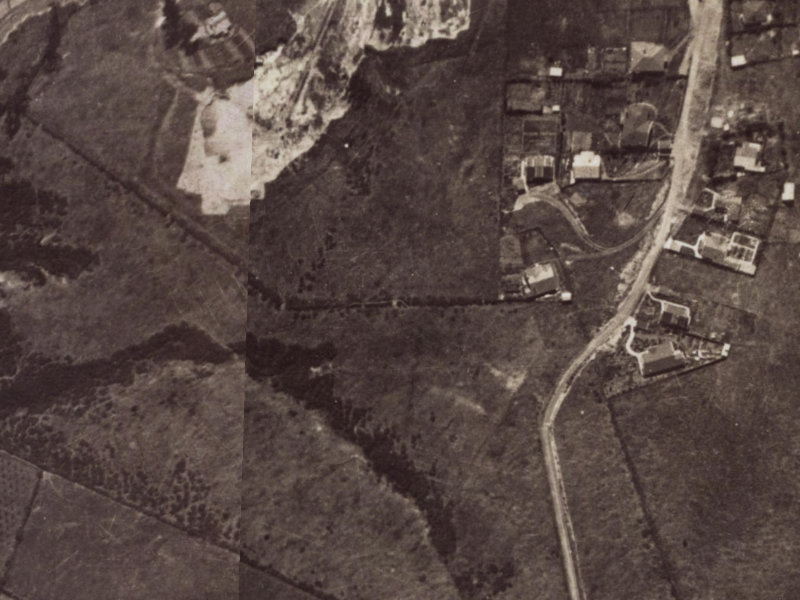 15 Conifer Place from the air, 1925-1929