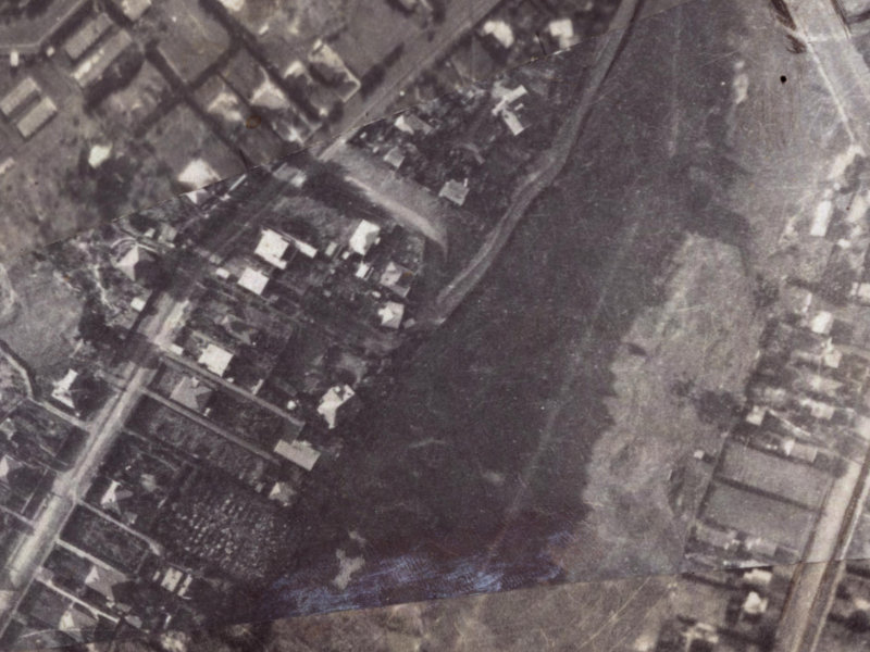 1A Cave Terrace from the air, 1925-1929