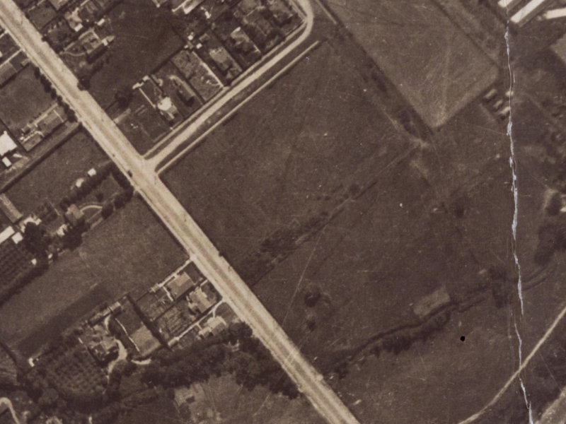 9 Darley Street from the air, 1925-1929