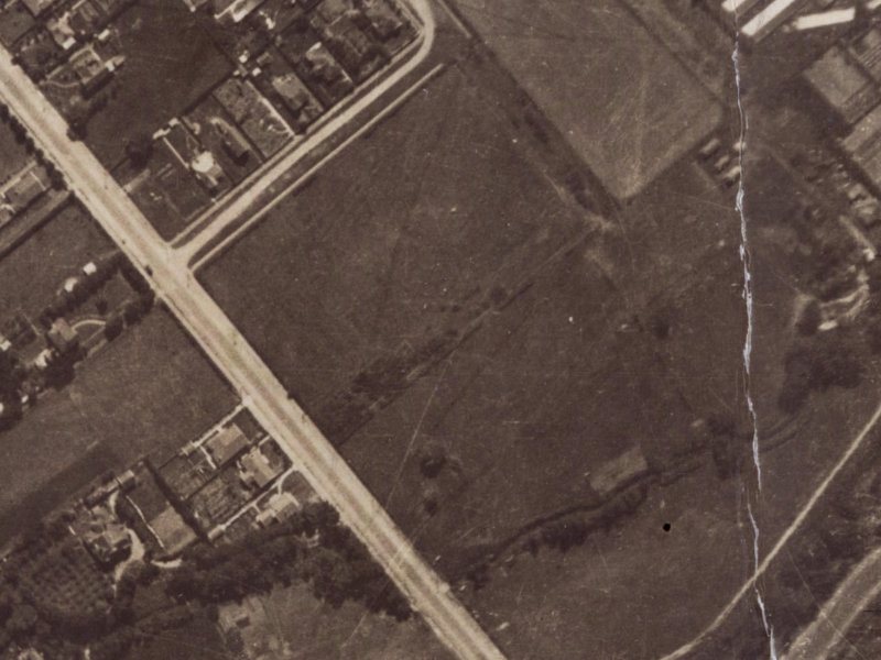 11 Darley Street from the air, 1925-1929