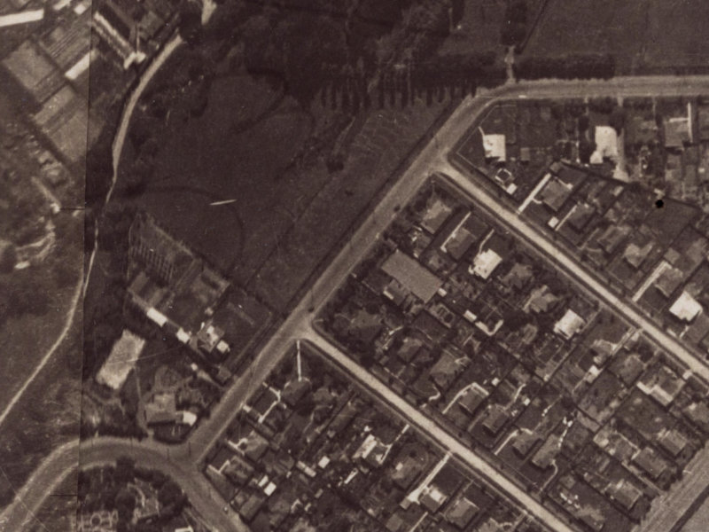 19 Thorrington Road from the air, 1925-1929
