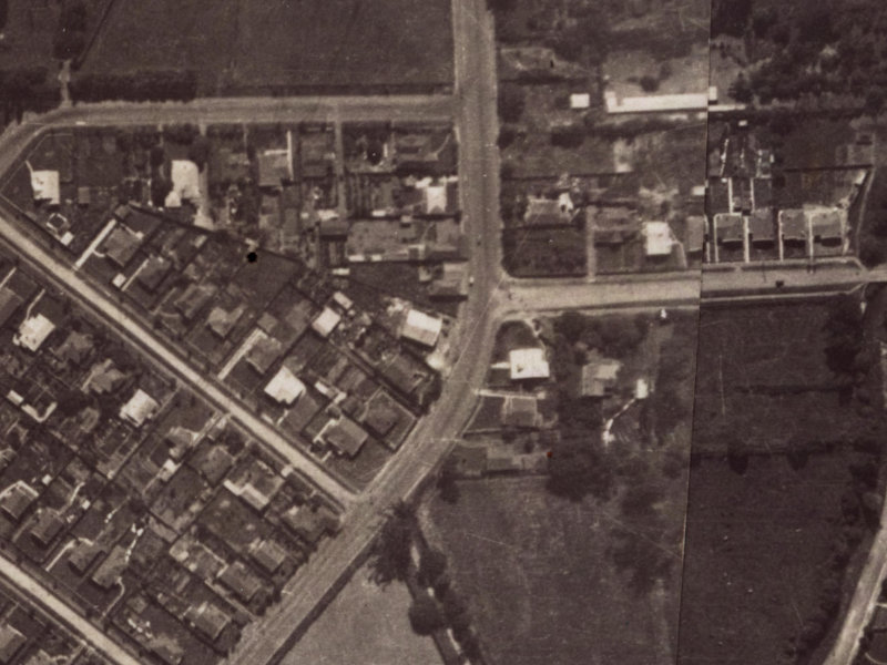 23-25 Colombo Street from the air, 1925-1929