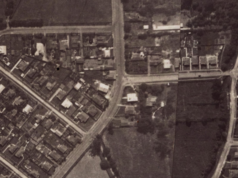 28 Colombo Street from the air, 1925-1929