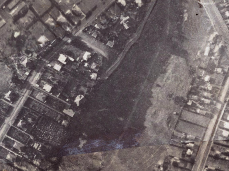 3 Cave Terrace from the air, 1925-1929