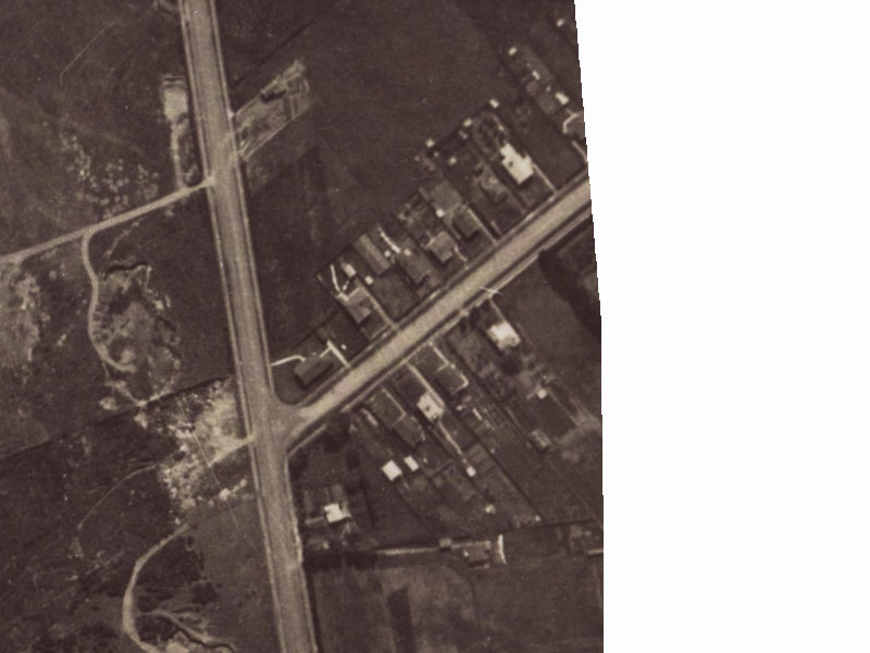 16A Conway Street from the air, 1925-1929