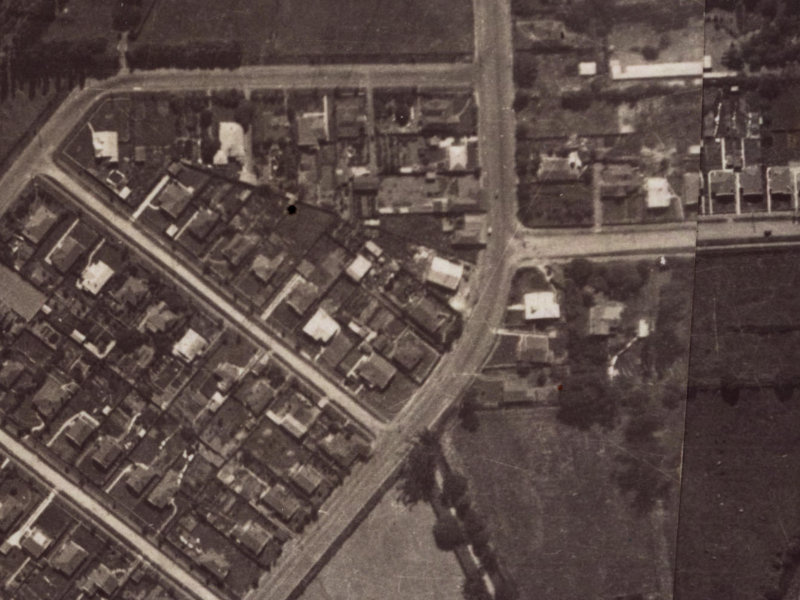 23 Colombo Street from the air, 1925-1929