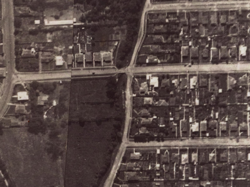 137 Waimea Terrace from the air, 1925-1929