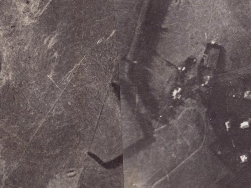 132 Major Hornbrook Road from the air, 1925-1929